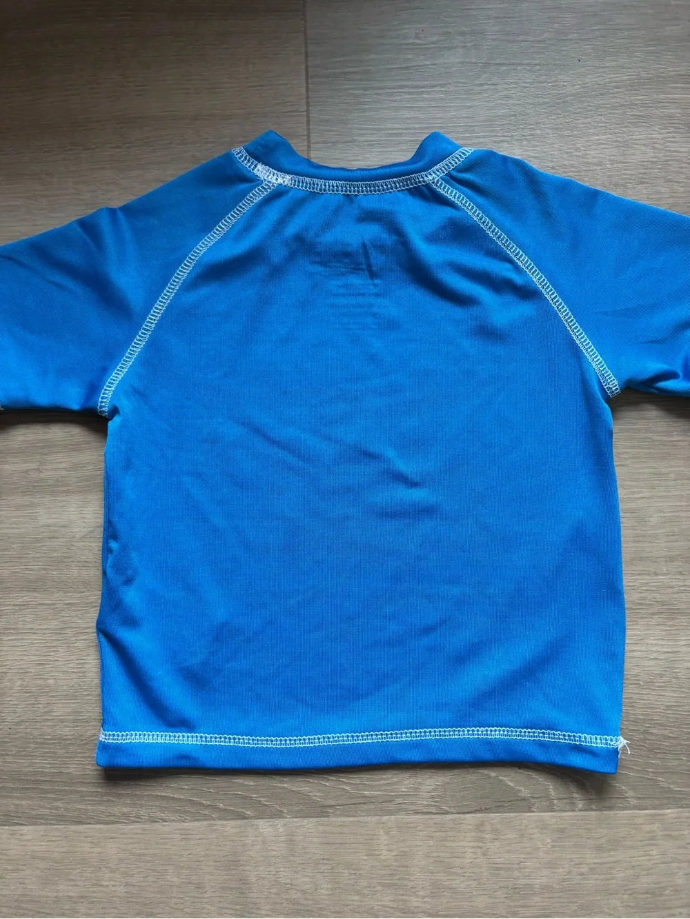 Bright Blue Kids Short Sleeve Rashguard Swim Top - Unknown Brand
